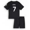 Tottenham Hotspur Xavi Simons #7 Bortedraktsett Barn 2025-26 Kortermet (+ korte bukser)